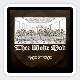 The Woke Mob - Prince of Peace album coover Sticker